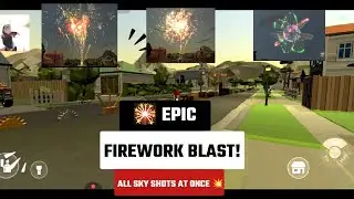 &ldquo;All Sky Shots Blast at Once 💥 | FWPlay Diwali Fireworks Gameplay 🔥&rdquo;
