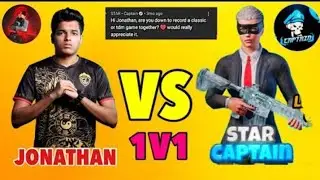 Jonathan vs star captain | star captain vs Jonathan 1v1 tdm | Jonathan reaction on star captain