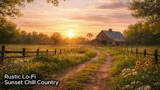 Sunset Chill Country 🌾 1h48m Lo-Fi for Evening Relax, Slow Living & Golden Hour