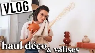 VLOG ⎮ Achats déco, installation et préparation valise !