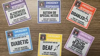 'Communication is key': Clive PD offering emergency awareness stickers