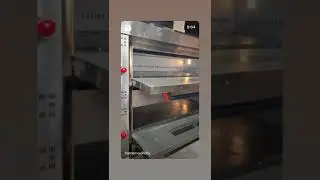 Double Deck Six Tray Gas Operated Oven