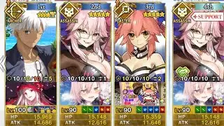 [FGO] EMIYA 3 TURN FARMING WITH TRIPLE TAMAMO