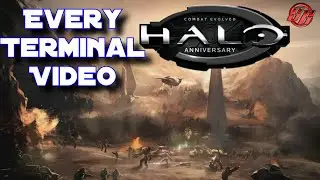 Halo Combat Evolved Anniversary - All Terminal Videos in Order (MCC)