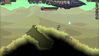 Penguin UFO - First boss Starbound (Beta)