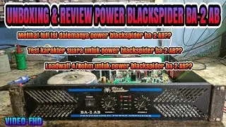 Power blackspider ba-2 AB 🔴 Unboxing lengkap ‼️