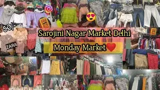 Sarojini Nagar Monday Market Delhi || After Lockdown 2021 || Fully Market Is Open