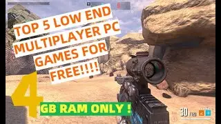 Top 5 Low End Multiplayer PC Games (FREE)