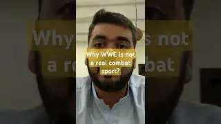 WWE is fake and not real fighting.#wwe #mma #ufc