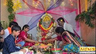 VINAYAKA CHAVITHI CELEBRATIONS @ NEWS SCHOOL 