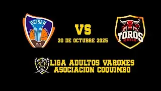 Geiser 🔵 Vs. ⚫Toros 🏀Adultos - ABC