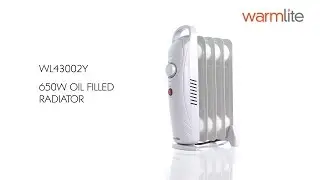Warmlite 650W Oil Filled Radiator