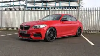 Bmw M240i 18&rdquo;Chronos wheels Motech 30/25 stance +