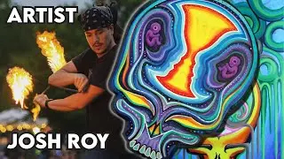 Josh Roy Art &bull; @JRdzign | Live Painter ((Fire Spinning)) Promo