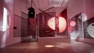 Haegue Yang 양혜규 梁慧圭 / Red Broken Mountainous Labyrinth, The Bass, Miami, 2019
