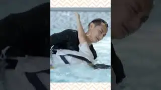 He saved her when she fell into the swimming pool #love #brighteststarinthesky #short
