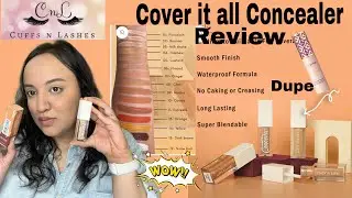 Cuffs N Lashes cover it all Concealer Review | Finally trying Cuffs n Lashes Makeup | Saher Saba