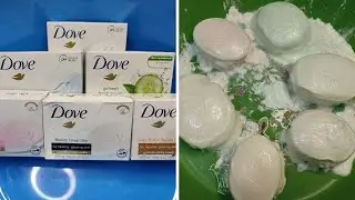 ASMR Soap🧼 31 Days Soaked Soap | Mushy Soaked Soap Dove Series with Sponge🧽 Sponge Squeezing 🧽🫧🫧