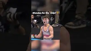 Ohio State&rsquo;s Jesse Mendez hits a clutch granby roll and scrambles to win the NCAA 141lb title.