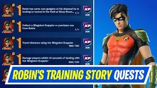 Fortnite Complete Island Stories Quests - How to EASILY Complete Robin's Training Quests