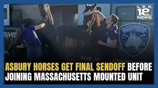 Trained Asbury Horses Get Sendoff Before Joining Mounted Unit