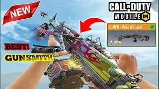 Best Gunsmith RPD ROAD MONGREL MP Mode Gameplay | Call Of Duty Mobile Season-1 | #callofduty #codm 