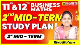 11th & 12th Business Maths 2nd Mid Term Study Plan How to get 90+ in 2nd Mid Term 2025 #11th #12th