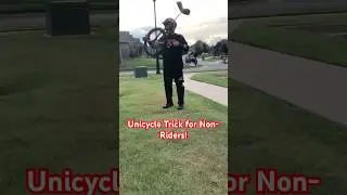 Unicycle Seat Whip #unicycle