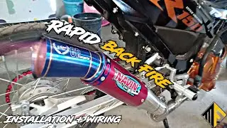 Rapid Back Fire 🔥 | Installation + Wiring Diagram | Tips para iwas sabog ng makina