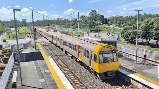 Queensland Rail passenger train Wacol Station