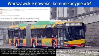Komunikacja w ferie. Warszawskie nowości komunikacyjne #64