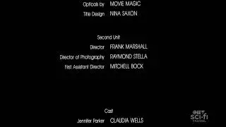 Back to the Future (1985) End Credits (CTV Sci-Fi Channel 2025)