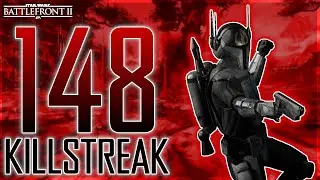 Pre Vizsla 148 Killstreak on Kashyyyk | Star Wars Battlefront 2