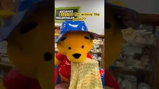 I found a life-size Winnie the Pooh in a thrift store ￼