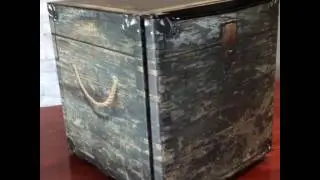 Wooden Box Mini Fridge Wrap Rmwraps.com