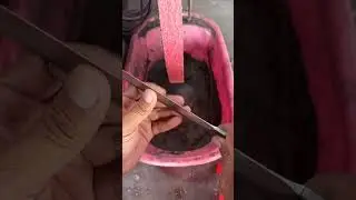 Teknik membuat pisau dengan bahan Bohler N690 air hardening tool steel 