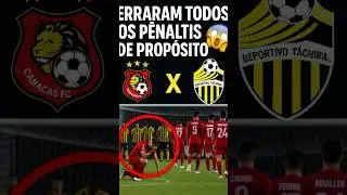 ESSE TIME ERROU TODOS OS PENALTIS DE PROP&Oacute;SITO  #futebol #curiosidades #football #shorts