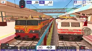 Goods Train vs Intercity Express | Indian Train Simulator - #2 Racing Games - Android Gameplay Video
