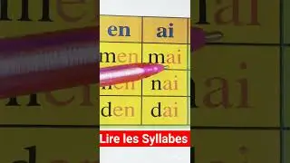 #lire les Syllabes en Fran&ccedil;ais #syllables