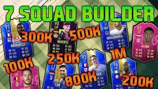 FIFA 19 SQUAD BUILDER 100K 200K 250K 300K 500K 800K 1M SQUAD BUILDER FUT CHAMPIONS FIFA 19