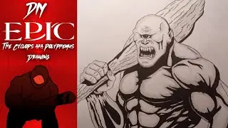 TexasWolfArt: DIY Drawing of Cyclops from Epic The Musical | Polyphemus