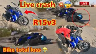 LIVE BIKE CRASHED CAUGHT ON MY CAMERA ! DEAD OR ALIVE ! Live accident hoga Socha nhi tha ! Ajmer