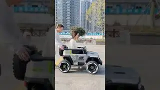 Very smooth over speed bumps. #kiddrift #toycar #babycar #babycarriage