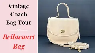 Vintage Coach Bag Tour | Bellacourt Bag | Cristina Moda Vintage Shop