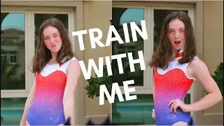 my gymnastics training routine during quarantine
