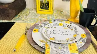 New!2024 summer table escape idea using dollar tree items