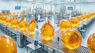 Inside Factory: Processing Acacia Tree Sap Into Gum Arabic Powder G-70 (Full Process)