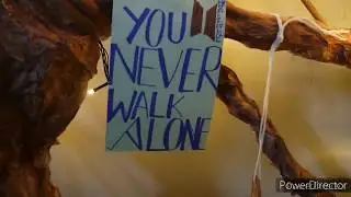 BTS springday inspired tree diy