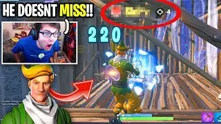 I spectated a CODENAME ELF and he DIDNT MISS AT ALL... (rarest skin in Fortnite)