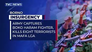 LATEST NEWS: Nigerian Army Captures Boko Haram Fighter in Borno State